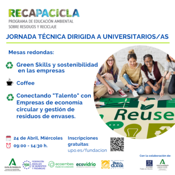 Jornada Técnica Conectando Talento con empresas de economía circular y gestión de residuos de envases