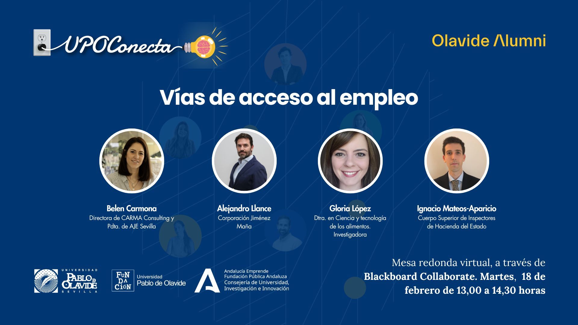 UPOConecta Vías de acceso al empleo