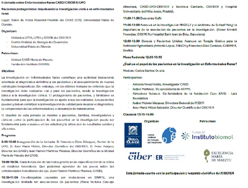 II Jornada sobre Enfermedades Raras