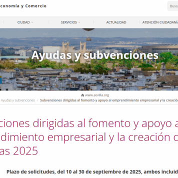 Convocatoria dirigida al fomento y apoyo al emprendimiento empresarial y la creación de empresas. Año 2025