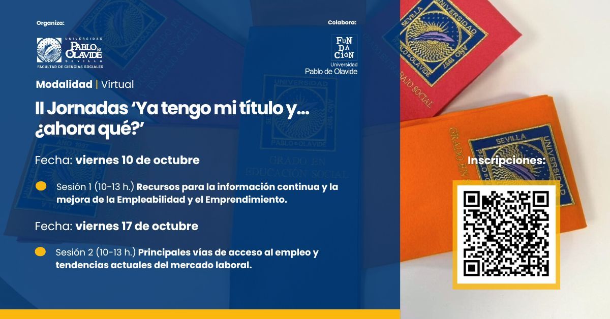 Jornadas «Ya tengo mi título y…¿ahora que?. Ciencias Sociales