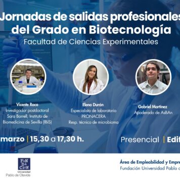 Jornadas de salidas profesionales Biotecnología